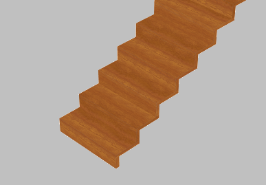 Folded-plate timber stair