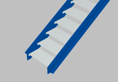 Industrial stair